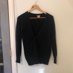 Black cardigan